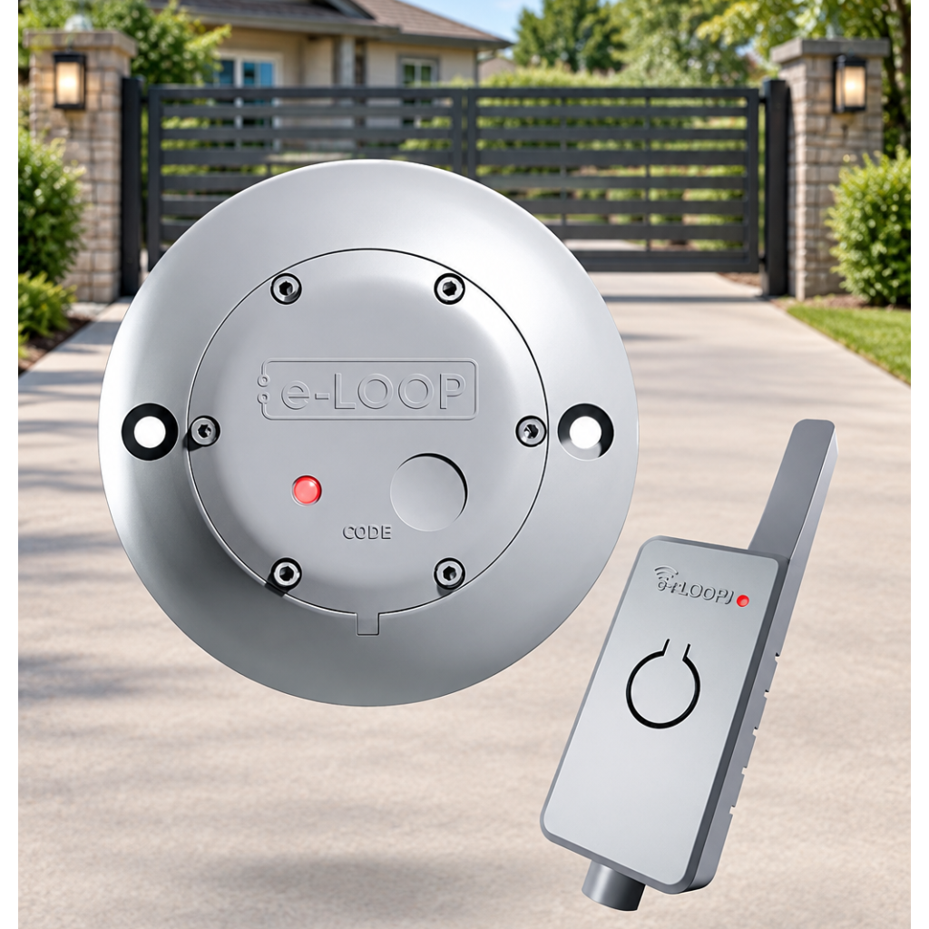 Residential Wireless Vehicle Exit Sensor for Electric Gates - Concrete Driveway - Powered Gates Australia