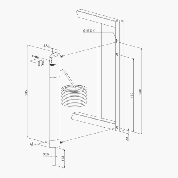 Locinox Gate & Door Electric Drop Bolt Lock - Powered Gates Australia
