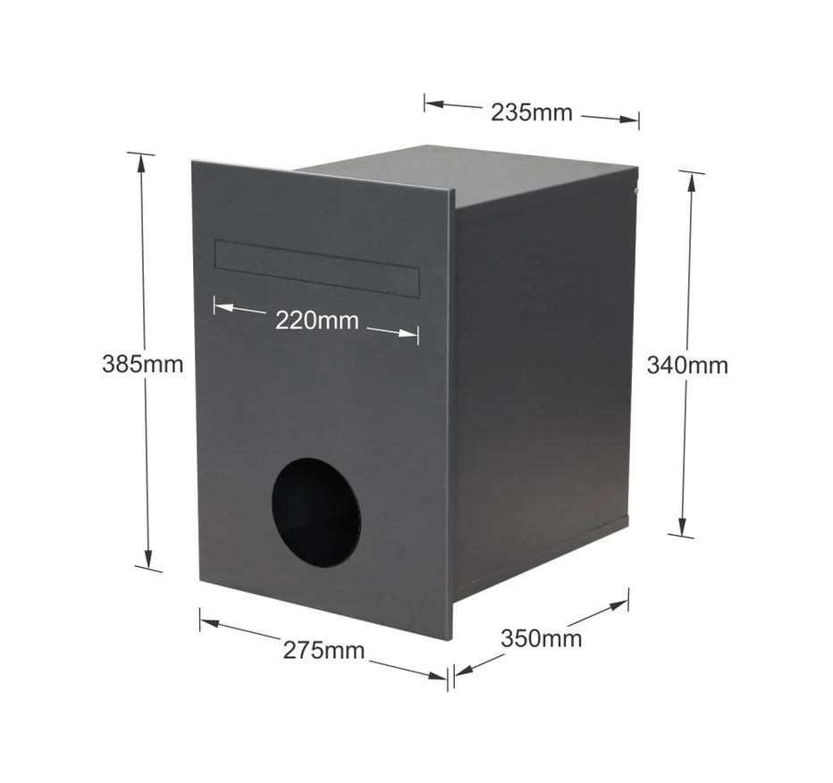 Milkcan Monza Fence Letterbox - Powered Gates Australia