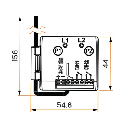 Roger Technology Remote Control Garage Door Receiver