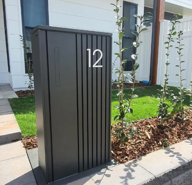 Milkcan Noosa Freestanding Parcel box Letterbox - Powered Gates Australia