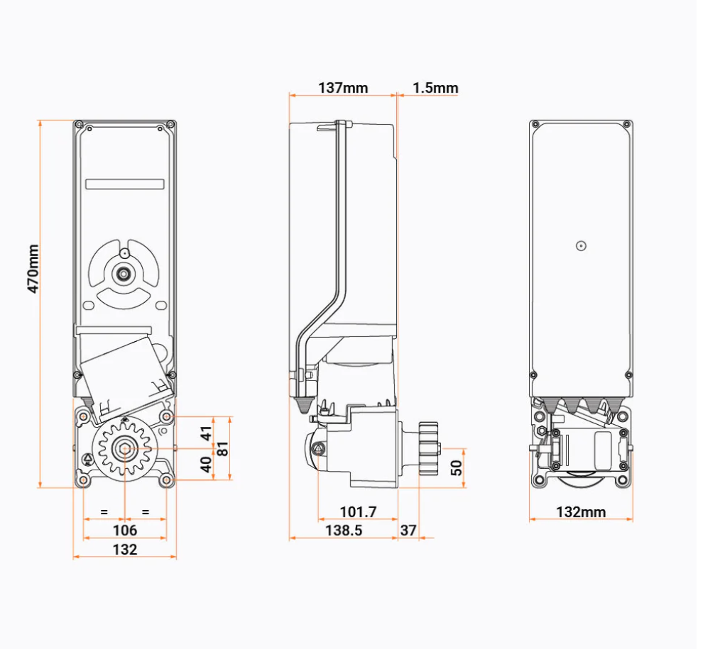 Roger invisible Sliding Gate Motor