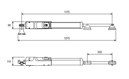 Beninca Tom 30 Double Swing Gate Linear Motor - Powered Gates Australia