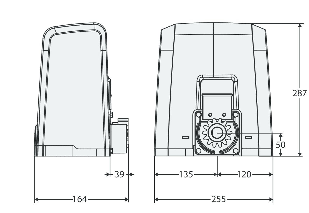 BFT Deimos Ultra 400kg Gate Motor with Remotes - Powered Gates Australia