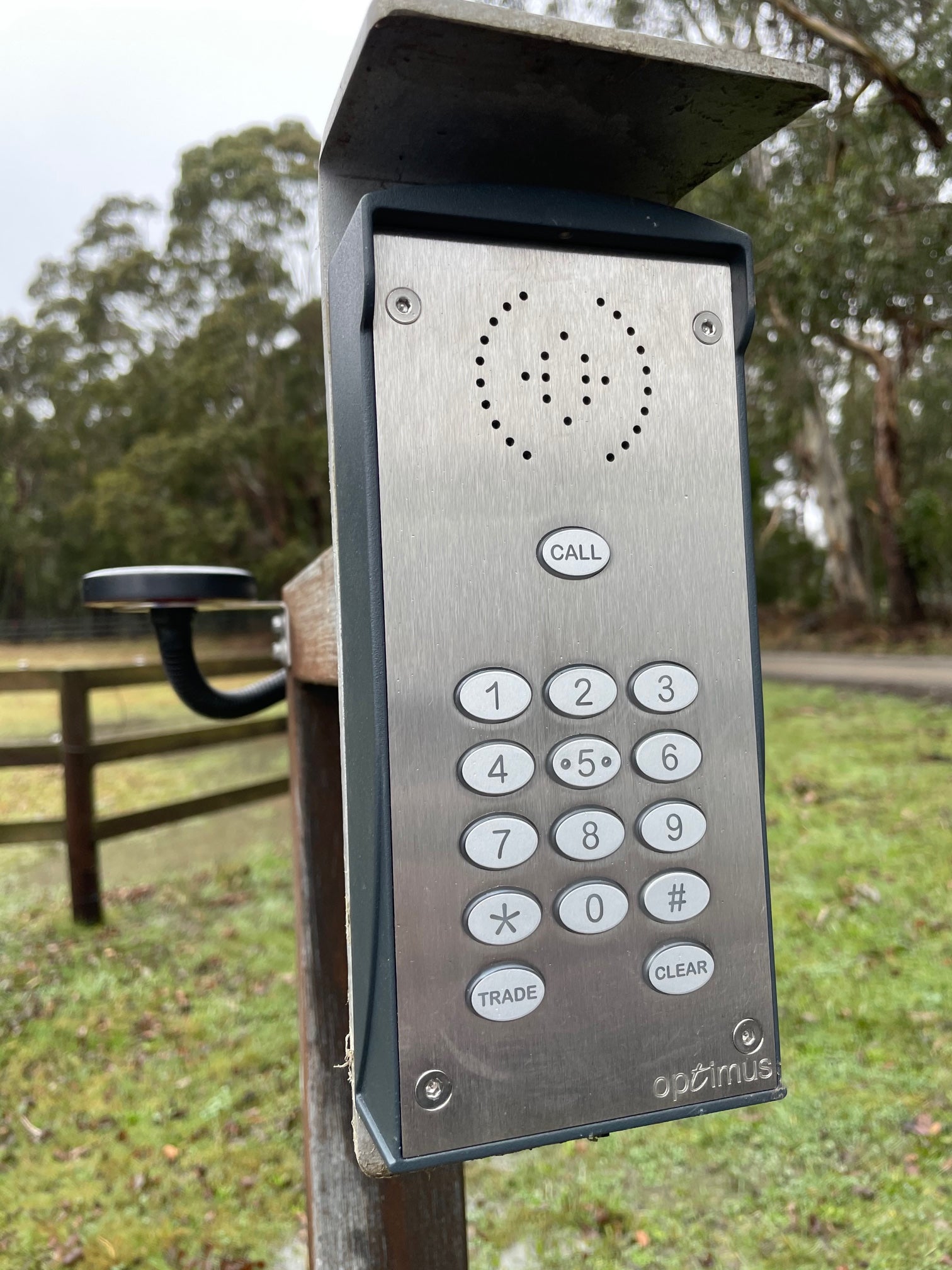 Intercom - 4G Gsm Audio Intercom by Optimus - with pin code keypad - Powered Gates Australia