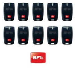 10 Pack - BFT Genuine Key Fob Remote Control Transmitter - Mitto - Powered Gates Australia