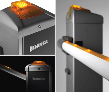 Beninca EVA Boom Gate Barrier Led Lights - Powered Gates Australia