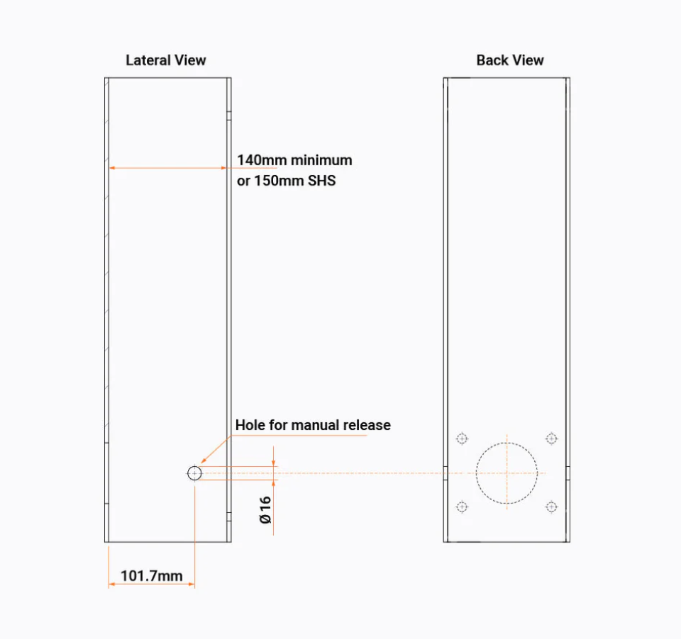 Roger invisible Sliding Gate Motor