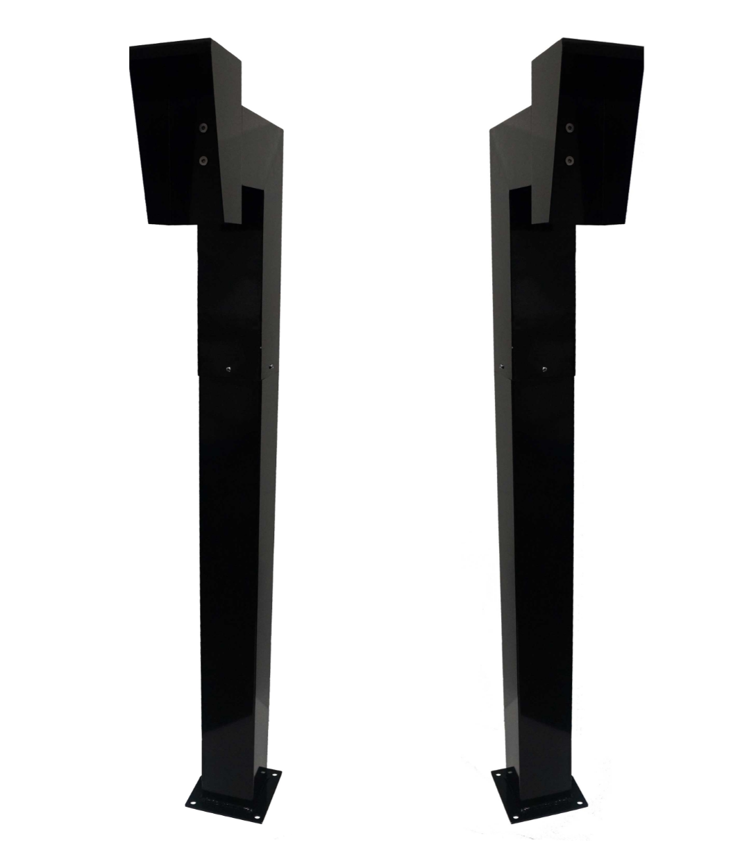 Keypad Or Intercom  Gooseneck Stand - Bolt Down