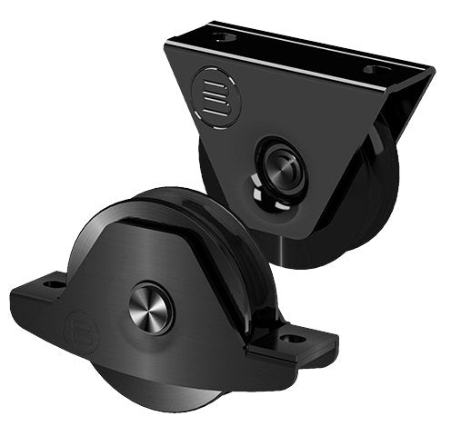 Boss Black Sliding Gate Wheel - 400kg rating - Powered Gates Australia