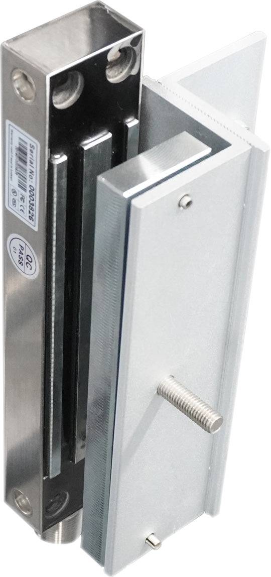 Gate Lock Brackets Magnetic lock 650kg - for swing gates - Electric lock with Z bracket ...