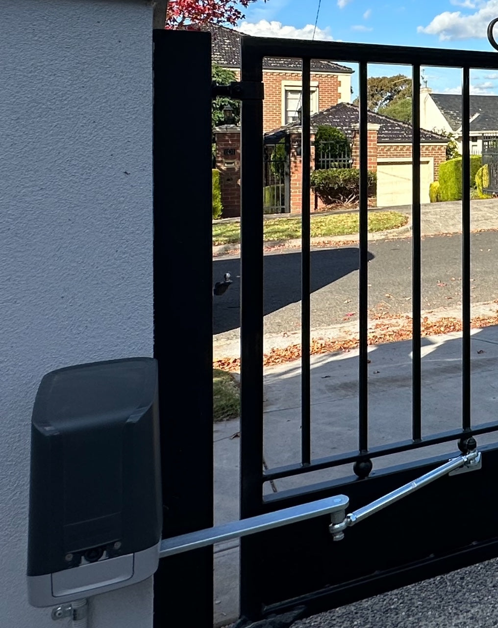 Rising Hinge Swing Gate Motor - Articulated Arm - Italian Made Automation - Double - Powered Gates Australia